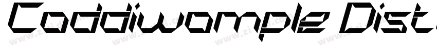 Coddiwomple Distress字体转换 Coddiwomple Distress字体转换